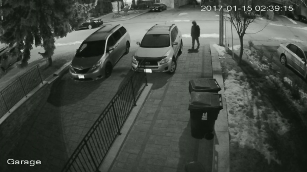 Diogo Beltran's security cameras captured a man breaking into cars in his East York neighbourhood.
