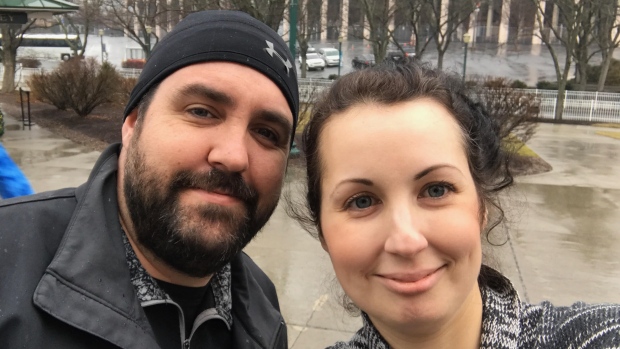 Amber Gazdic and her husband Chris Bolestridge said they were questioned for over an hour at the U.S. border in Niagara Falls before they were eventually allowed entry. "We were told that if we got in any trouble they would personally see to it that we would never be allowed entry to the US again," Gazdic said.
