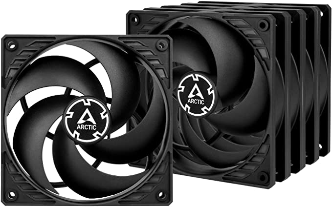 北极 ACFAN00137A P12 PWM PST 5 件装 - 带 PWM 和 PST 的 120 毫米风扇,黑色,现价 43 加元