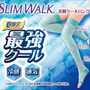 SlimWalk 美腿清凉袜 夏季限定 提拉塑形美腿 降低体感温度 直邮含税到手价$23