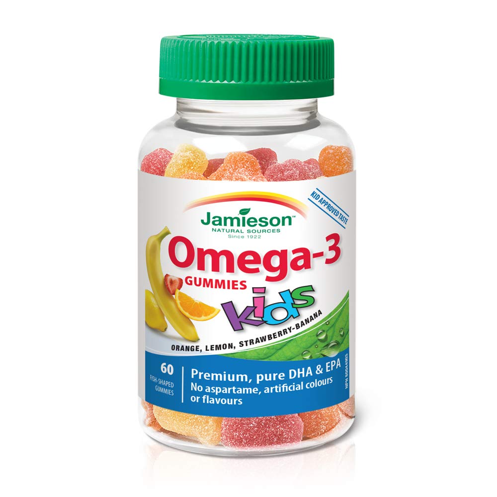 Jamieson 健美生 Omega-3 热带水果味 儿童鱼油软糖60粒装 7.83加元!