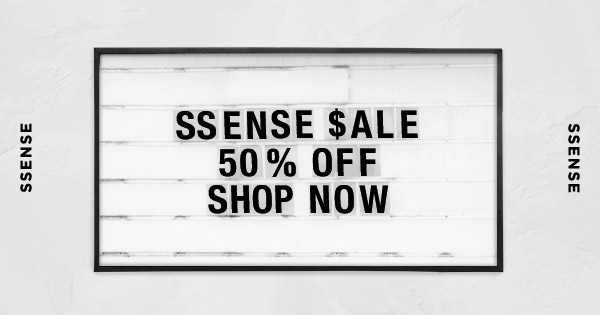 Ssense 遭遇黑客无疑!Off-white3折,小怪兽5折,代购已经疯了