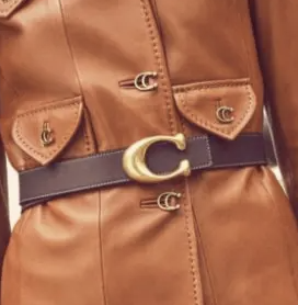 Coach Outlet 经典C扣、马车腰带$51 史低手速囤!