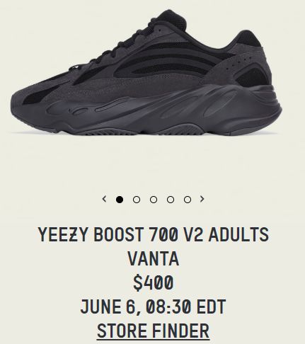 两天两双!Yeezy酷炫全黑700和350马上开抢!做街上最酷的崽!