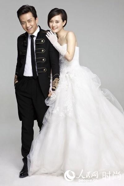 孙俪婚纱造型