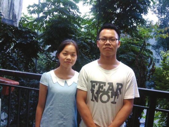 胡敏和胡俊杰。 胡敏和胡俊杰。