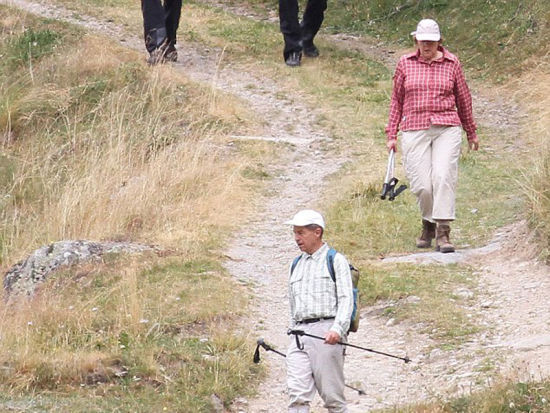 2015年8月1日，德国总理默克尔与丈夫前往意大利阿尔卑斯山徒步旅行休假
