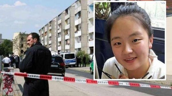 中国留学生李洋洁在德遇害现场(资料图片)