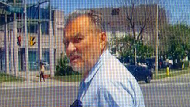 York Regional Police have released this dashcam image of a pedestrian who allegedly punched a female driver in the face last month after she honked at him in an intersection. Investigators are hoping someone will come forward and identify him.