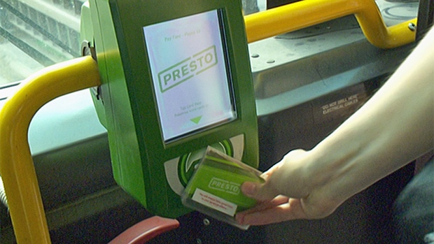 Presto fare card