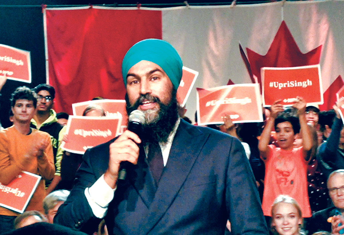 ■驵勉诚重申NDP政纲并呼吁选民支持。