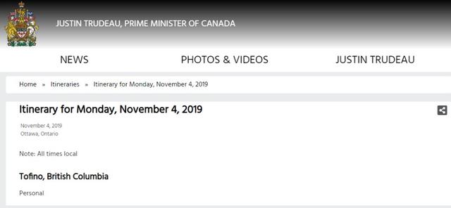 特鲁多到温哥华岛度假被指责又花纳税人钱旅行