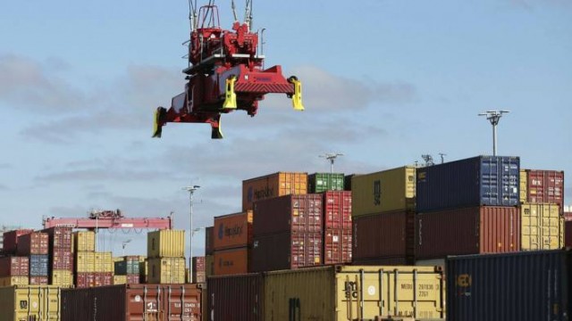 Containers are stacked at the Port of Montreal. Inflation risks have increased with higher prices for many goods — driven by demand shifts, supply disruptions and higher energy prices