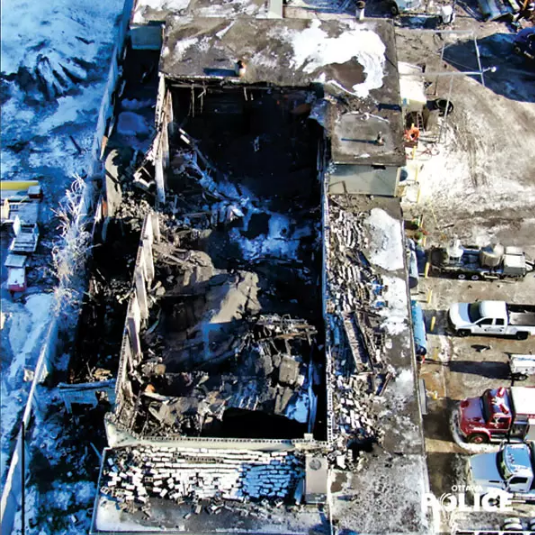 渥太华车厂大爆炸现场 发现4具遗体仍未确定身份