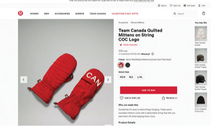 Lululemon​赞助冬奥队服超贵 粉丝哀叹买不起