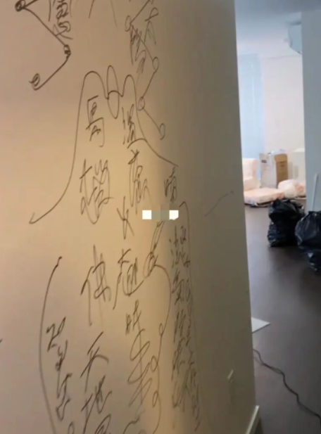 曝光！列治文华人租客把房东家墙凿洞 写“死”