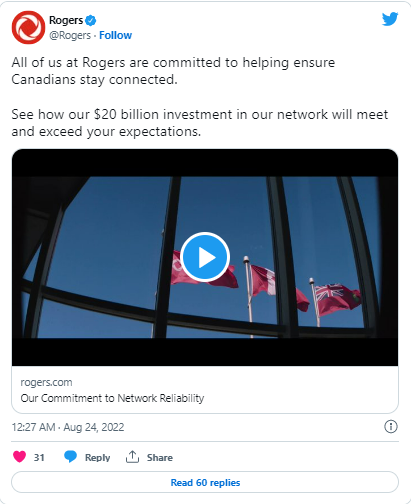 Rogers宣布投资200亿元升级网络后 又被骂翻