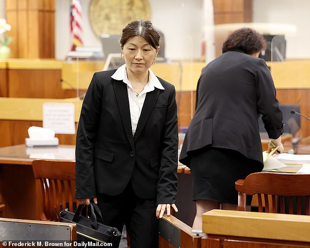 She was arrested on August 4 after he accused her of poisoning him but was released a day later after posting $30,000 bond