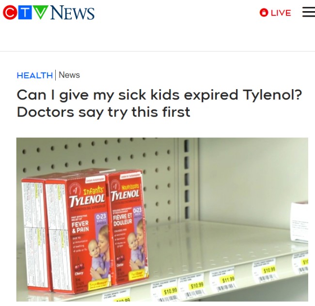 加拿大人疯抢儿童感冒药 家长们奇招百出...