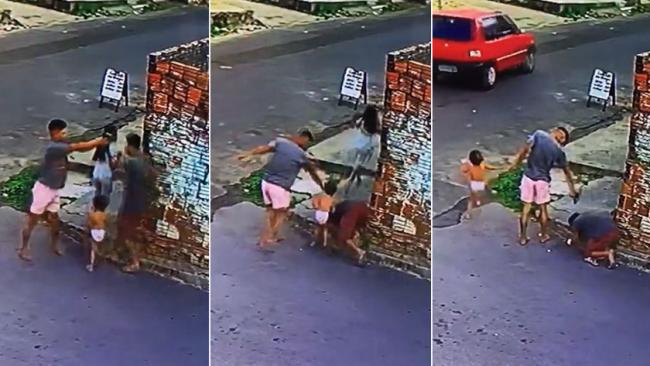就在女儿眼前，父亲被当街轰爆头，惊悚视频曝光