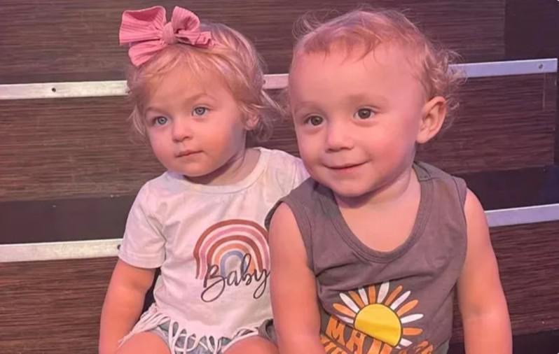 奧克拉荷馬市年僅18個月大的雙胞胎兄妹，日前意外掉進自家的泳池裡溺斃。(GoFundMe網站)