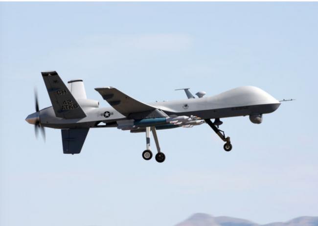 加萨上空惊现MQ-9死神！五角大楼认了
