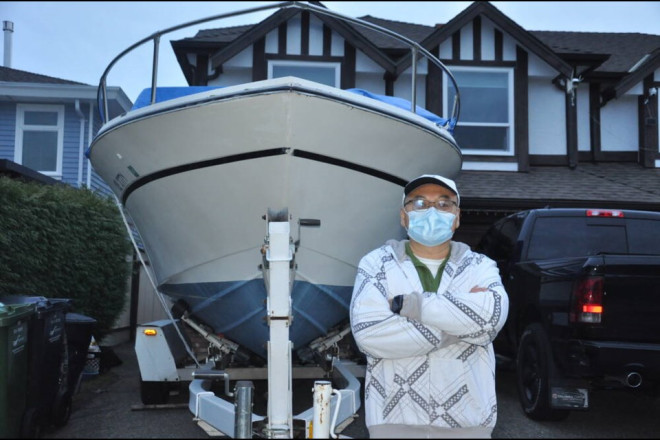 Su Lin, a Steveston resident, is suing a Richmond boat mechanic over a second-boat he bought. But the mechanic told a completely different story. Daisy Xiong photo