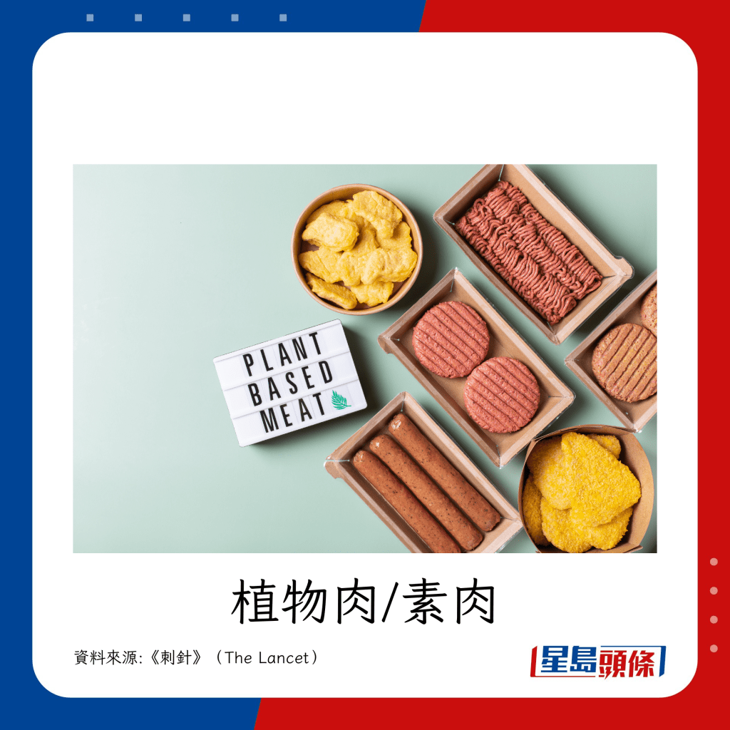 其它例子:肉类产品的植物性替代品