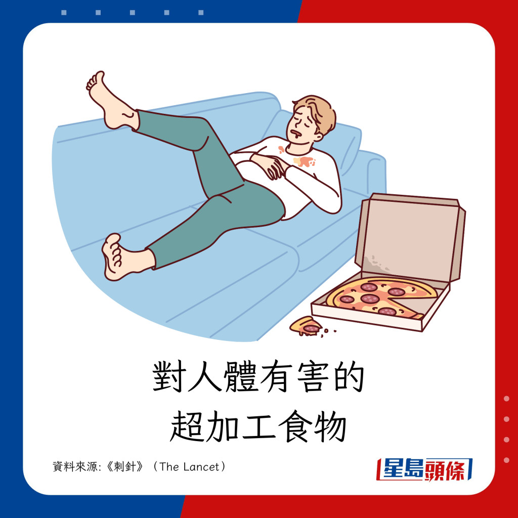 对人类健康有害的超加工食品