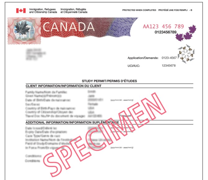 study permit-ca 图片