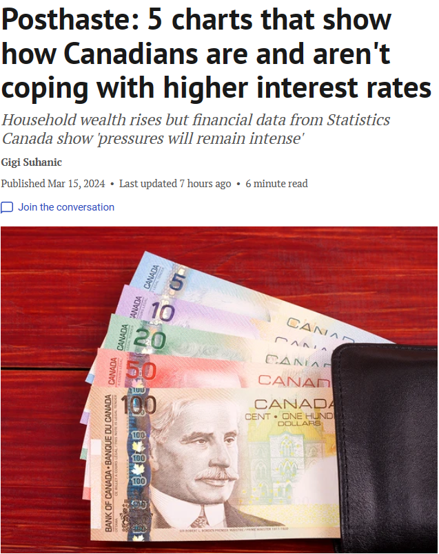 5张图告诉你高利率给加拿大人带来了什么