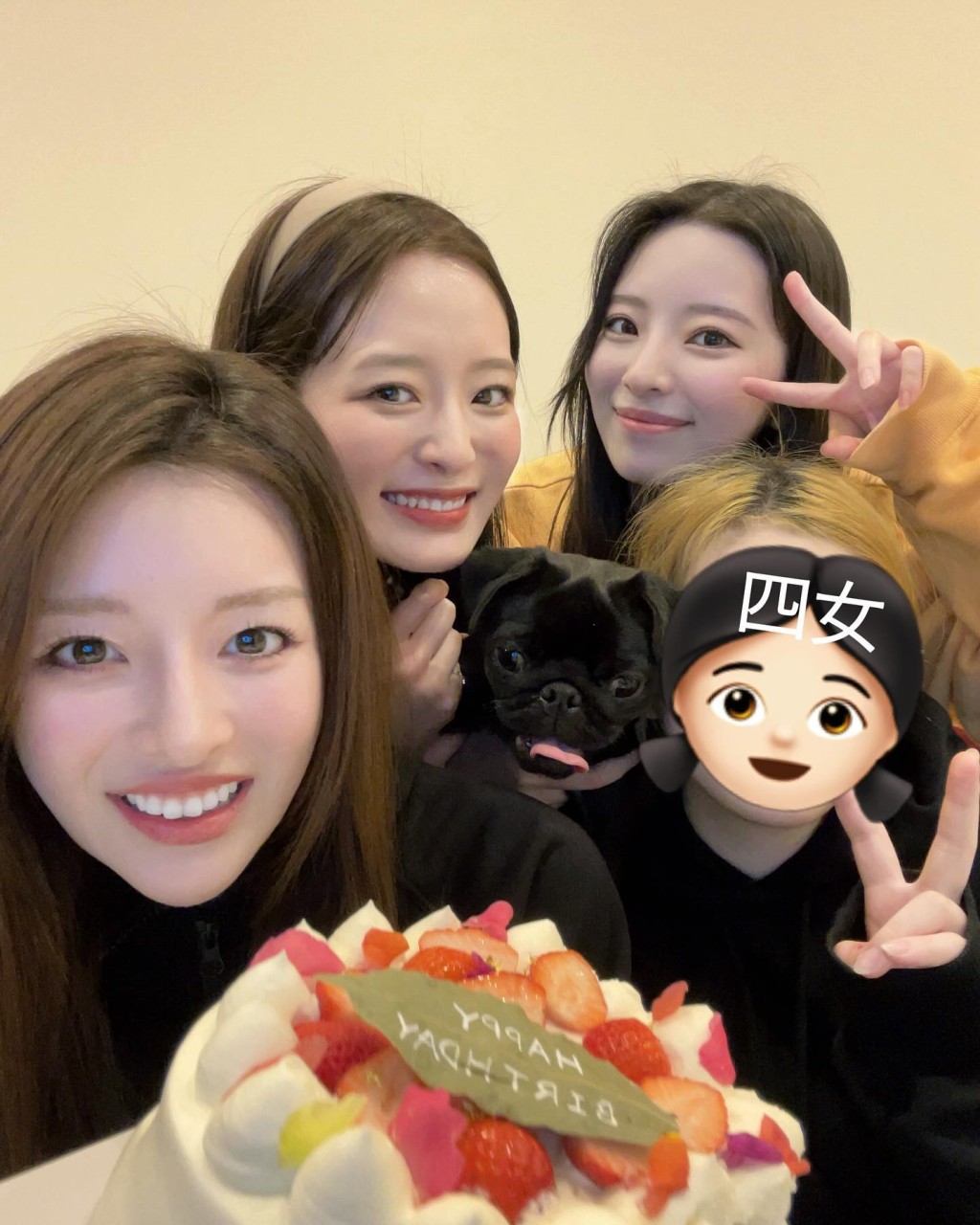 4姊妹替大姊庆祝生日。IG@asa_kamiya 4姊妹替大姊庆祝生日。IG@asa_kamiya