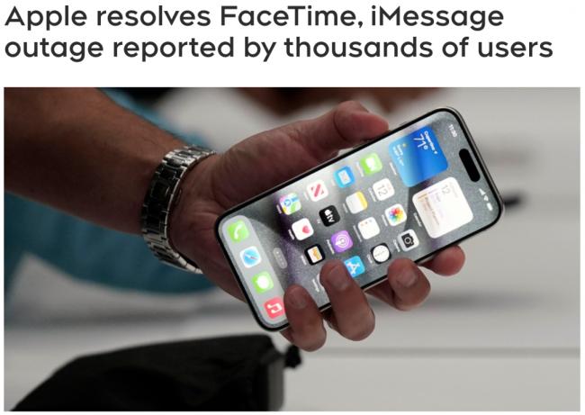 加拿大数千名iPhone用户恐慌：这个功能突然瘫痪近1小时