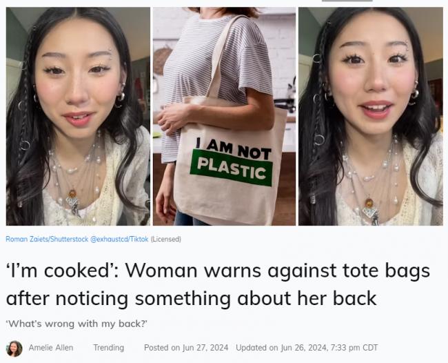 加拿大华人妹子背部出现异样 发出惊人警告