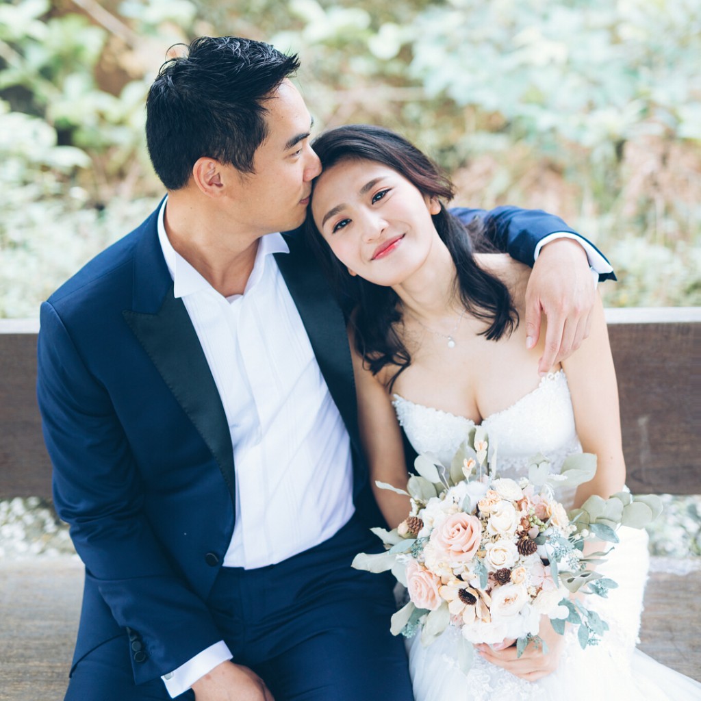 林芊妤 2018年与圈外老翟志荣公结婚。 林芊妤 2018年与圈外老翟志荣公结婚。