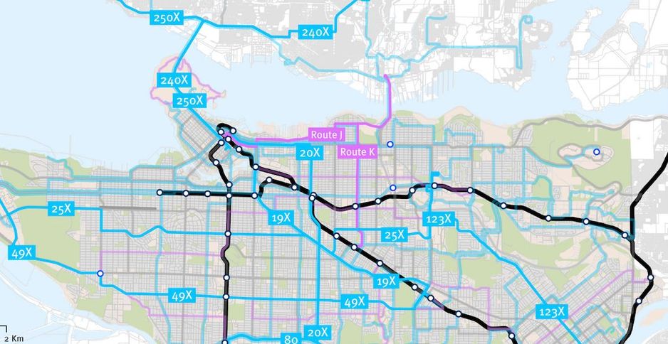 TransLink 寻求公众对约 60 条公交路线变更的意见