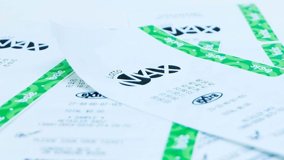 由卑诗省彩票公司出售的Lotto Max彩票。BCLC